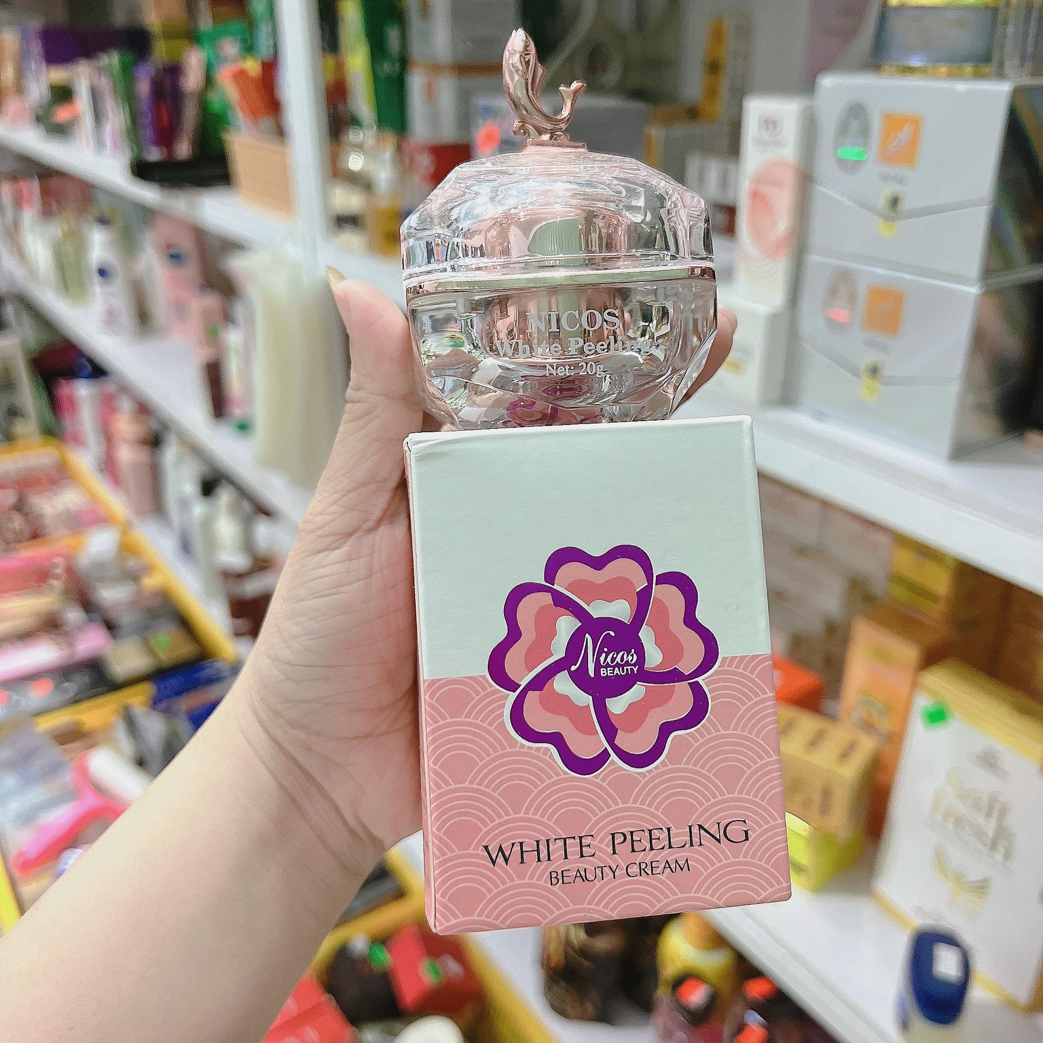 Kem face peel da tái tạo Nicos Beauty Thanh Nhi - White Peeling Beauty Cream