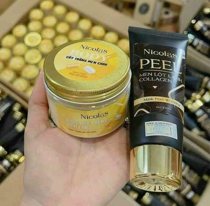 Peel men lột lạnh Collagen Thanh Nhi Nicolas